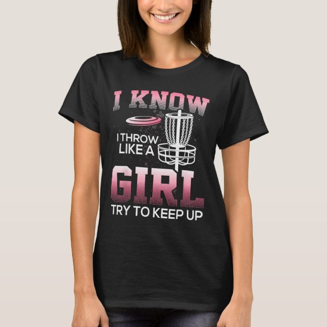 Funny Disc Golf Tee Gifts For Disc Golfers Frisbee (Front)
