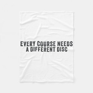 Funny Disc Golf White Lie Disc Golf Humour _2 Fleece Blanket