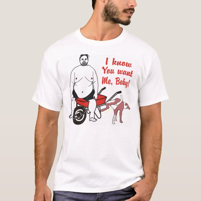 Funny Disgusting Fat Man T Shirt (Front)
