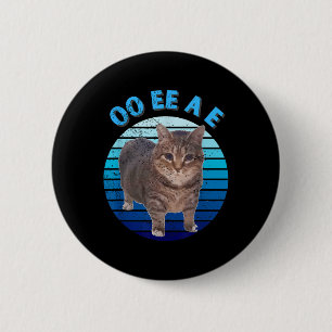 Funny Distressed Oiia Cat Spinning Cat Oi Oi Uiiaa 2 Inch Round Button