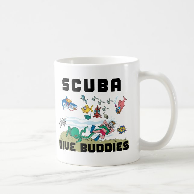 Funny Dive Buddy SCUBA Dive Buddy Coffee Mug (Right)