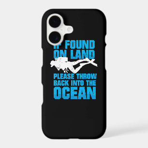 Funny Diver Gift - If found on Land
