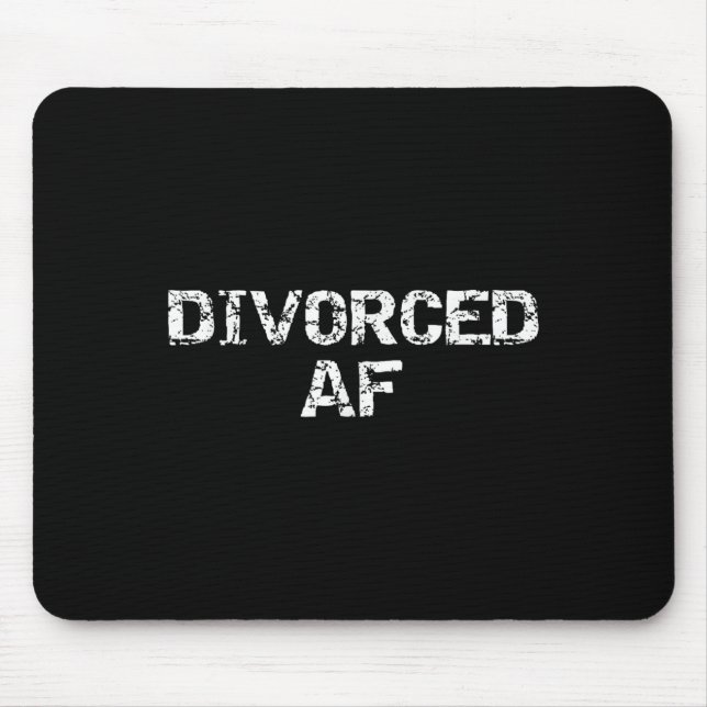 Funny Divorce Gag Gift For Men Happy Celebration D Mouse Pad (Front)