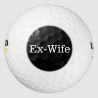 Funny Divorce Gift Humourous Message Golfer Joke