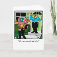 Funny Divorce Humour Greeting Card For Him