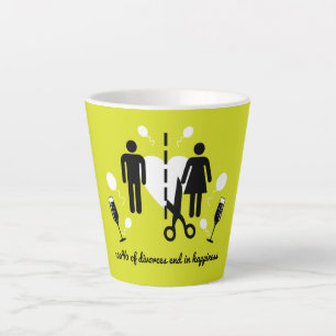 Funny Divorce Survivor Sympathy    Latte Mug