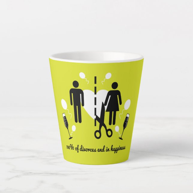 Funny Divorce Survivor Sympathy    Latte Mug (Front)