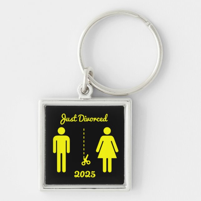 Funny Divorce Sympathy Party Keychain (Front)