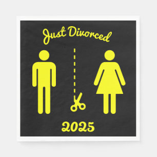 Funny Divorce Sympathy Party Napkin