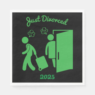 Funny Divorce Sympathy Party Napkin
