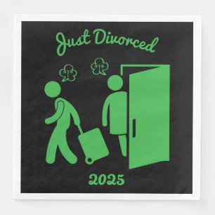 Funny Divorce Sympathy Party Napkin