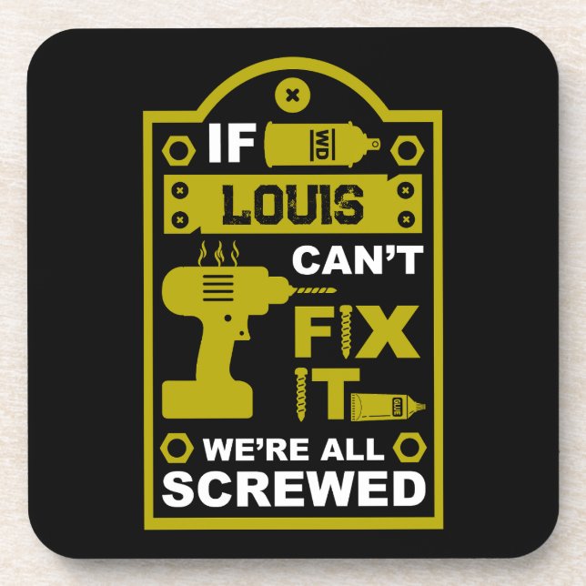 Funny DIY Fix It Repair Coaster (Front)