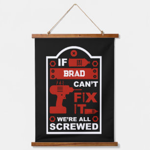 Funny DIY Fix It Repair Hanging Tapestry