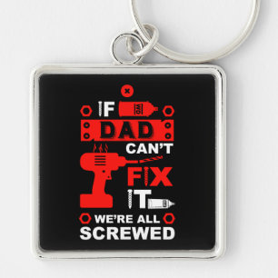 Funny DIY Fix It Repair Keychain