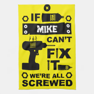 Funny DIY Fix It Repair Kitchen Towel