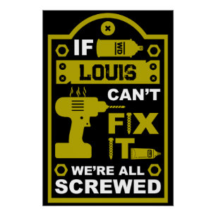 Funny DIY Fix It Repair Poster
