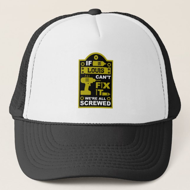 Funny DIY Fix It Repair Trucker Hat (Front)