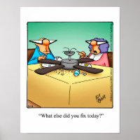 Funny DIY Home Repair Humour Poster