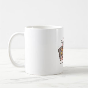 Funny DJ Scratch Cat On Turntable  Coffee Mug