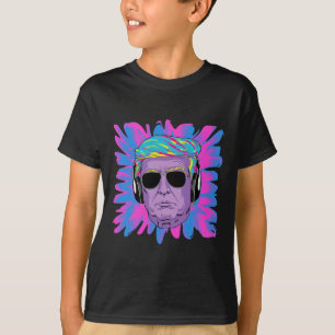 Funny Dj Trump Shades Headphone Parody New Year's T-Shirt