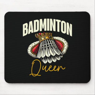 Funny Dminton Player Love Shuttle Design 11  Mouse Pad