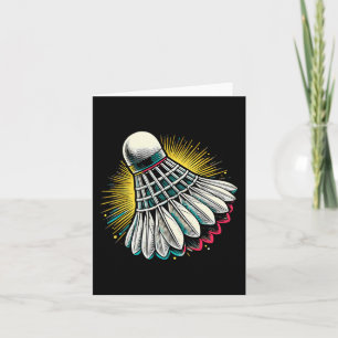 Funny Dminton Player Love Shuttle Design 22 Card