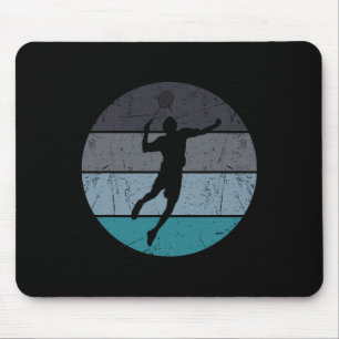 Funny Dminton Shuttle For Men Women Retro Vintage Mouse Pad