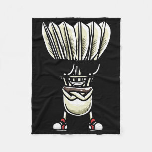 Funny Dminton Shuttle Player Design Men Women 5 Fleece Blanket