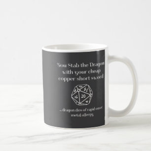 Funny Dnd Gift For Role Playing Games Rpg  Coffee Mug