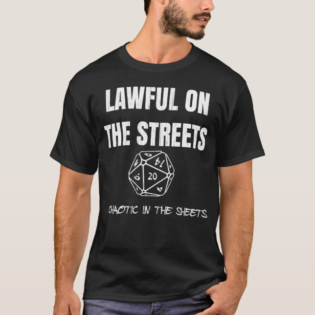 Funny DND Gift for Role Playing Games (RPG) T-Shirt (Front)