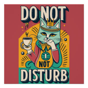 Funny Do Not Disturb Poster