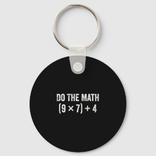 Funny Do The Math 67 Meme Keychain