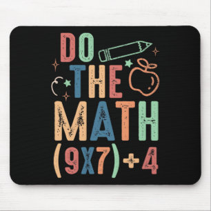 Funny Do The Math 67 Meme Six Seven Boy Girl Teach Mouse Pad