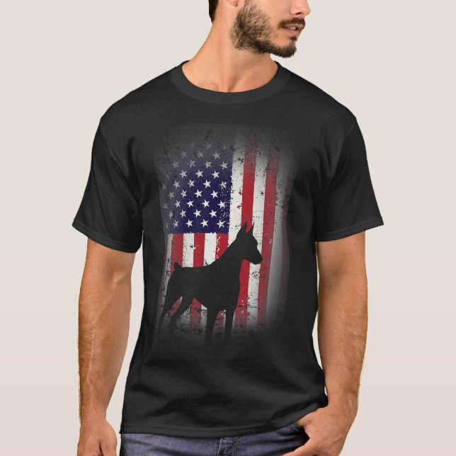 Funny Doberman Pinscher Art For Men Women Doberman T-Shirt (Front)