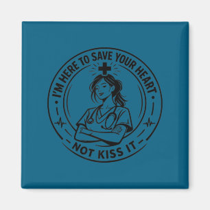 Funny doctor &amp; nurse healthcare queens for magnet