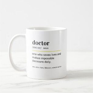 Funny Doctor Definition Gift Coffee Mug