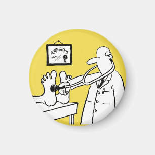 Funny Doctor Gift. Doctor with Stethoscope Magnet