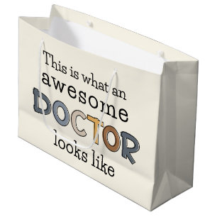 Funny Doctor Gifts Awesome Doctor Large Gift Bag