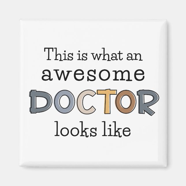 Funny Doctor Gifts | Awesome Doctor Magnet (Front)