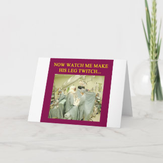 funny doctor humour card