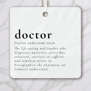 Funny Doctor Metal Ornament