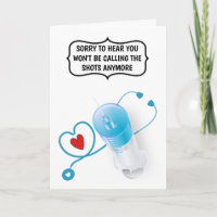 Funny doctor nurse retirement farewell injection