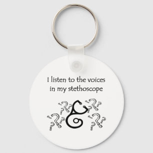 Funny Doctor or Nurse T-shirts and Gifts Keychain