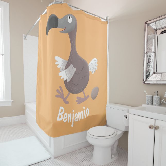 Funny dodo bird cartoon illustration (In Situ)