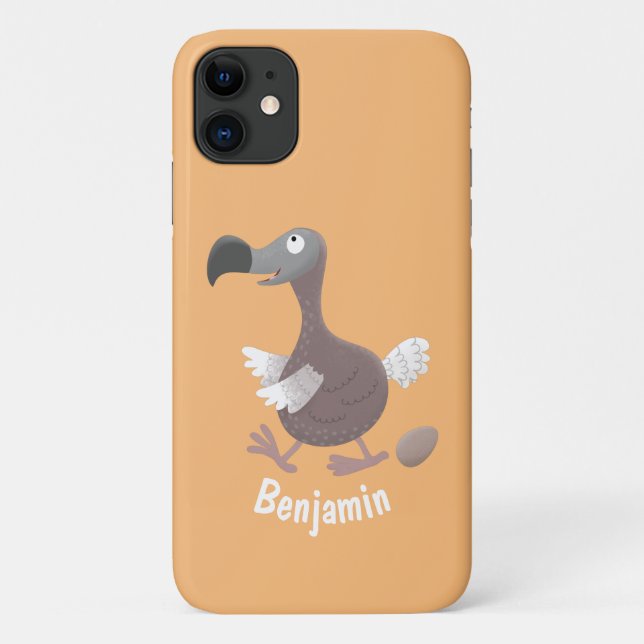 Funny dodo bird cartoon illustration Case-Mate iPhone case (Back)