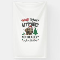 Funny Dog Attitude Christmas Vector Design_1