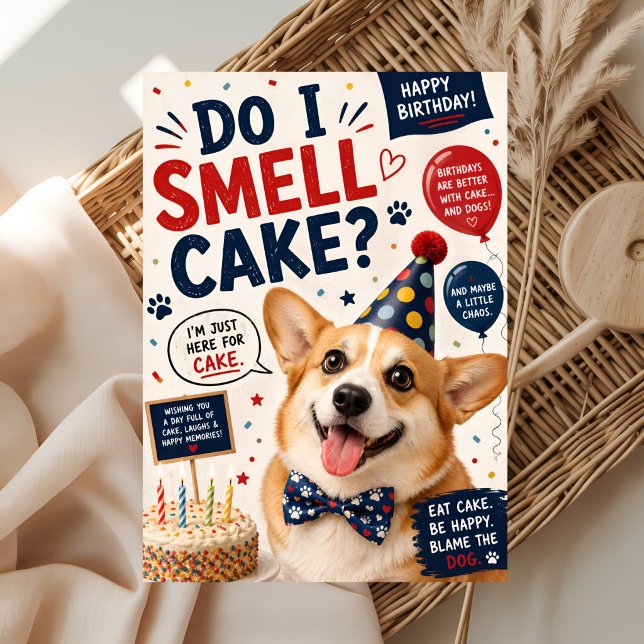 Funny Dog Birthday Card (Creator Uploaded)
