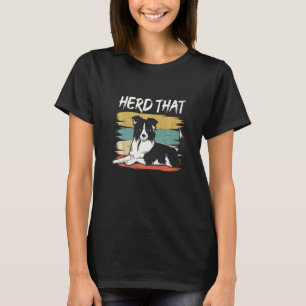 Funny Dog border collie tshirt Premium_2