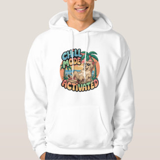 FUNNY DOG CHILL MODE ON HOODIE
