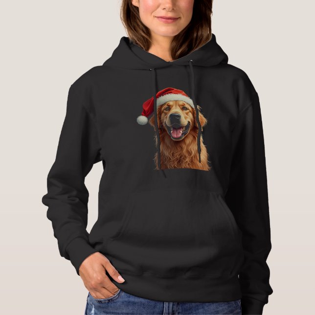 Funny dog Christmas Hoodie (Front)